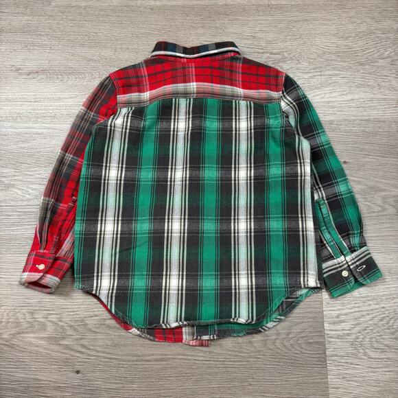 Polo Ralph Lauren Colorblock Plaid Button Up Shirts Baby Toddler 4/4T - Picture 3 of 8